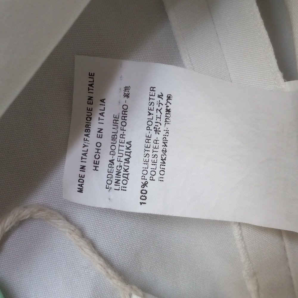 Valentino Flare Skirt Women's Ivory Cotton Size 6 Made in Italy - Picture 8 of 14